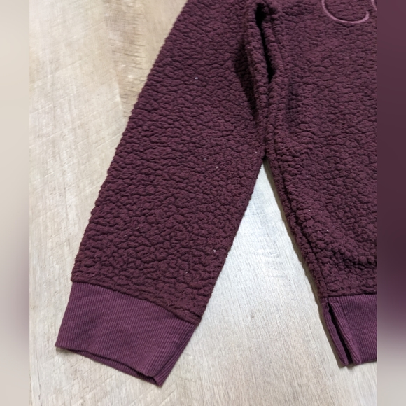 Calvin Klein Plum Sherpa Sweatshirt - Picture 5 of 7